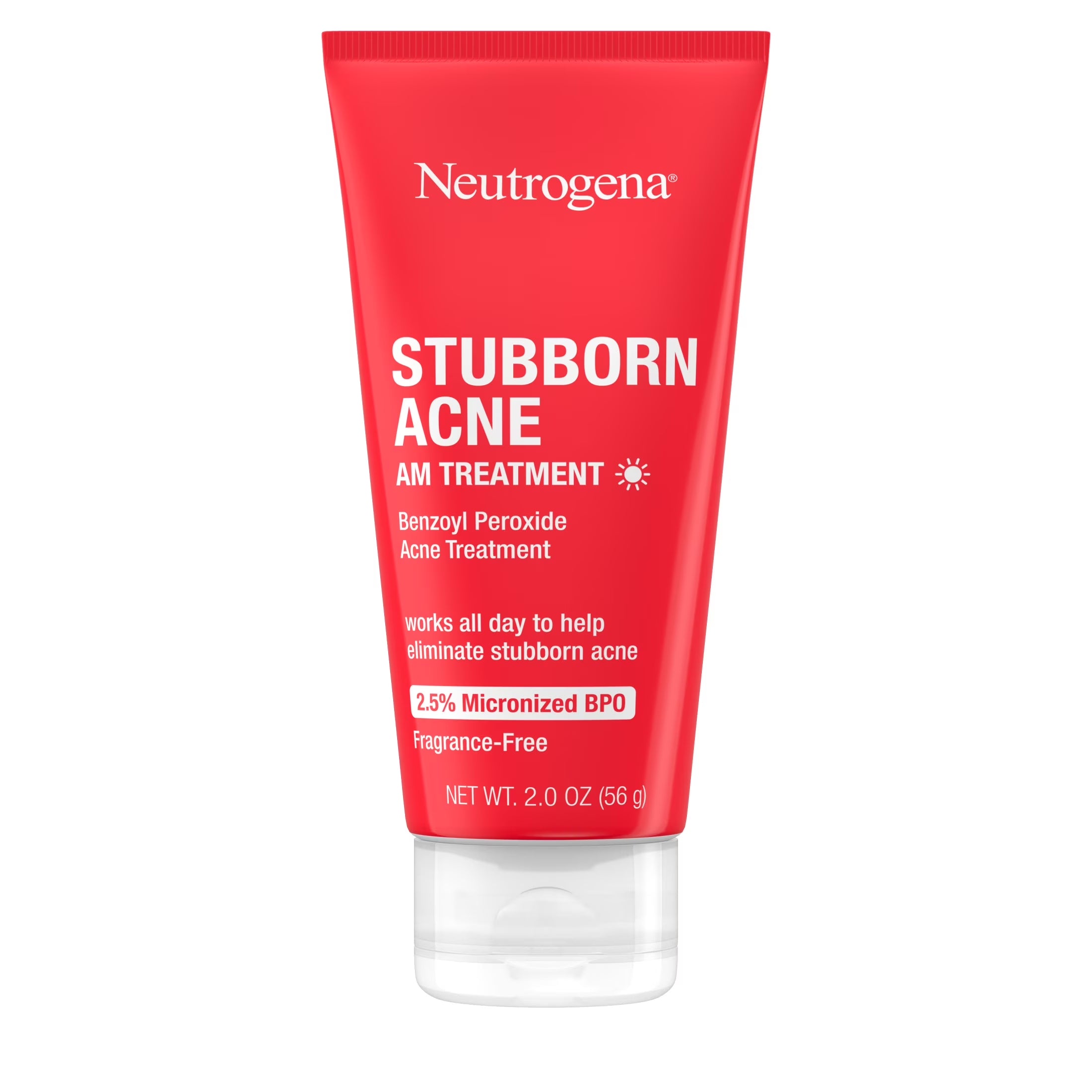 Powerful Stubborn Acne AM Treatment with 2.0% Benzoyl Peroxide - 2 Oz