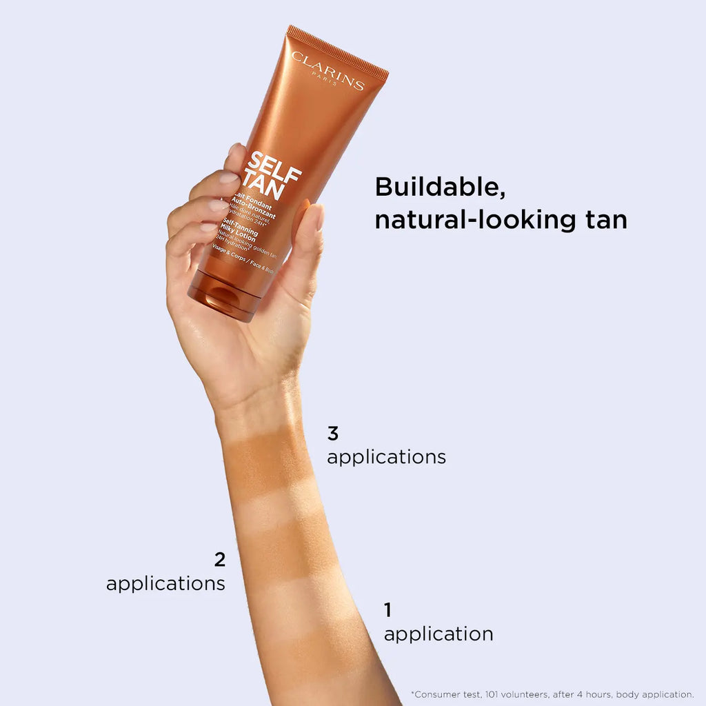 Self-Tanning Milky Lotion Face + Body Tanner