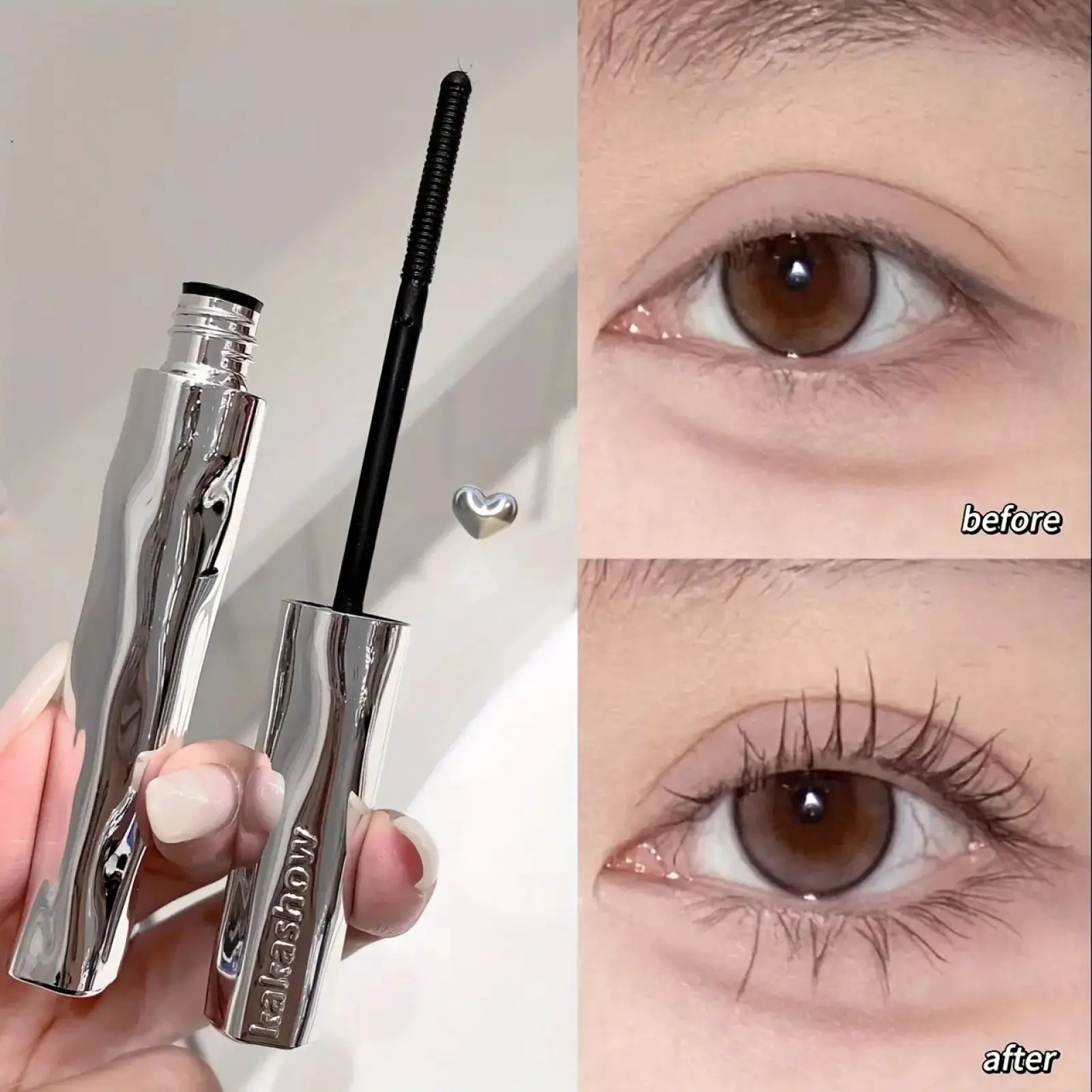 This Mascara Creates Thick, Long, and Curled Lashes.It'S Waterproof, Smudge-Proof, and Long-Lasting, Giving You Perfectly Defined Lashes like a Sunflower.The Black Formula Dries Quickly and Forms a Protective Film.