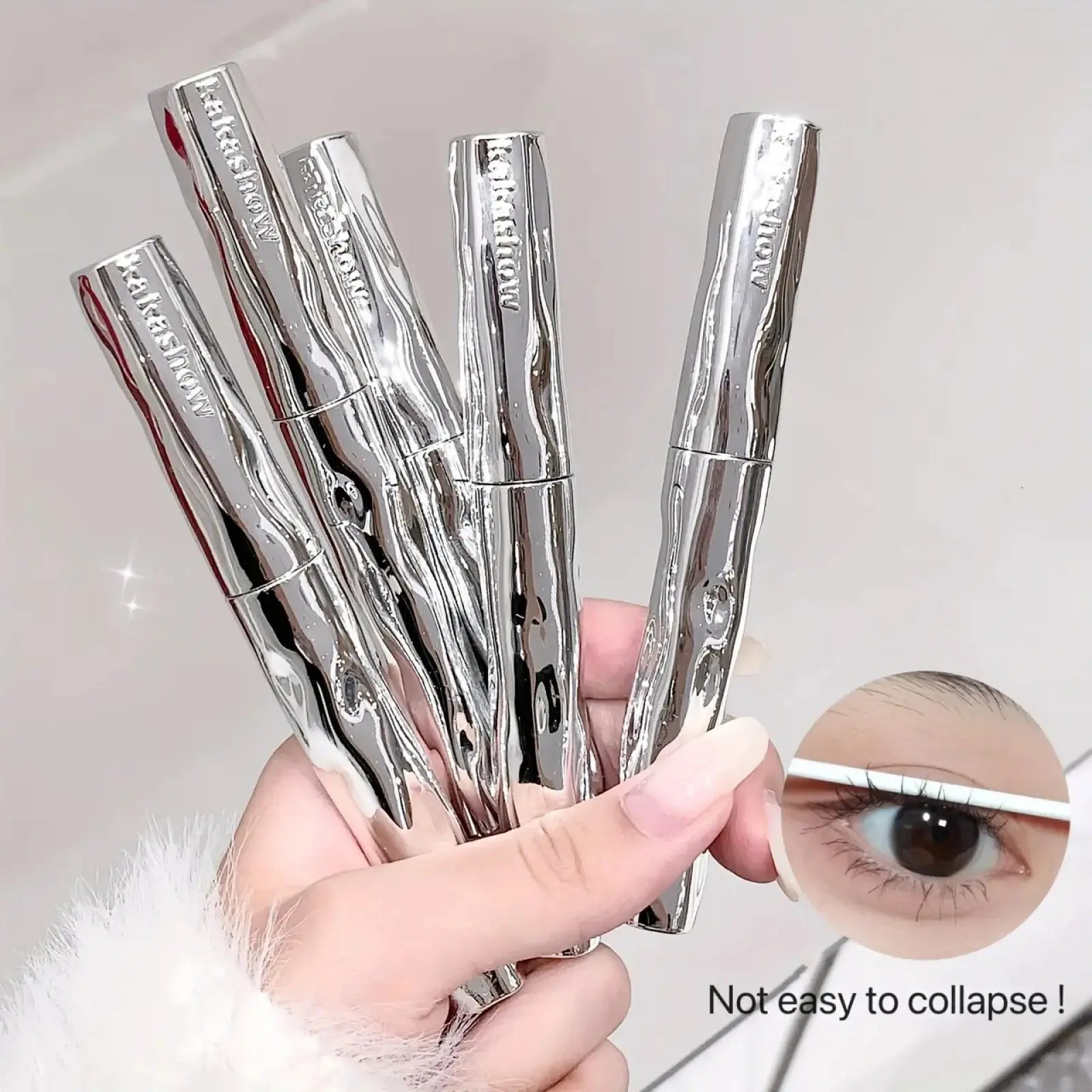This Mascara Creates Thick, Long, and Curled Lashes.It'S Waterproof, Smudge-Proof, and Long-Lasting, Giving You Perfectly Defined Lashes like a Sunflower.The Black Formula Dries Quickly and Forms a Protective Film.