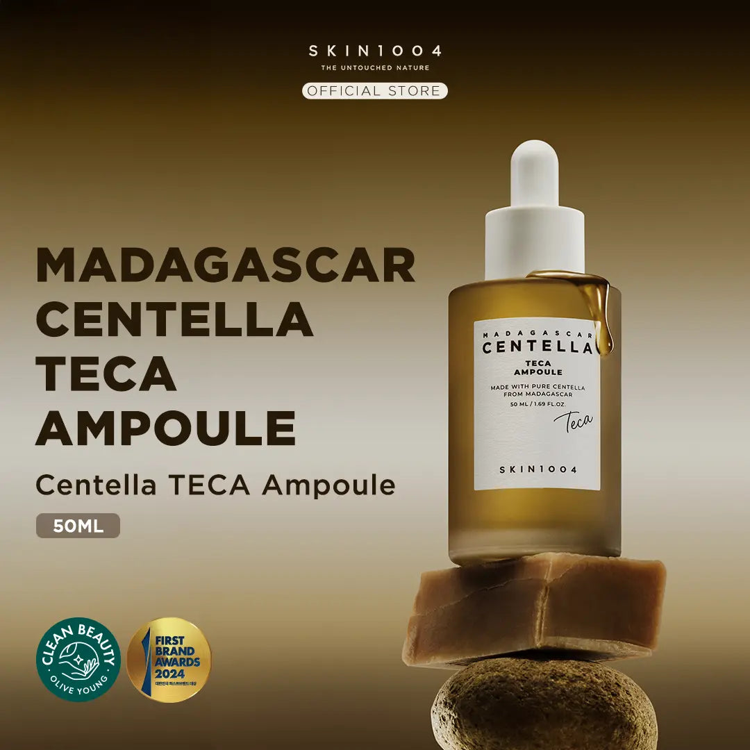 [SKIN1004 Official Shop] SKIN1004 Madagascar Centella Teca Ampoule (50Ml) - High-Purity Centella TECA Serum for Fine Line Appearance & Stressed Skin Support for Sensitive Skin