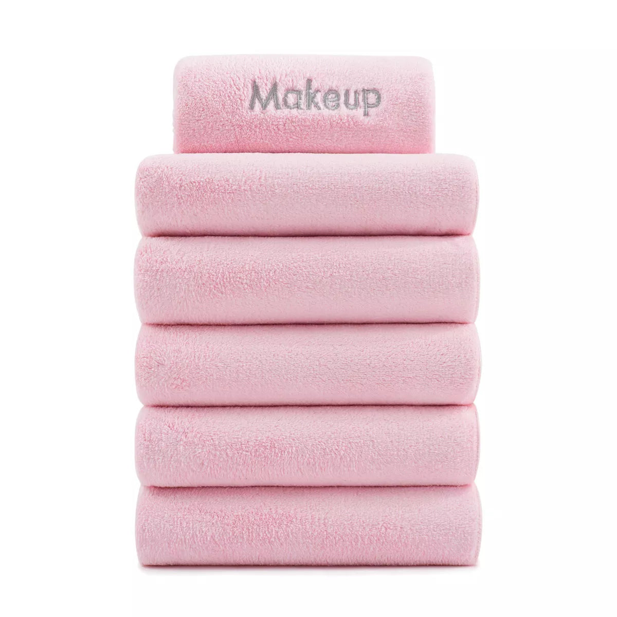Arkwright Makeup Remover Fingertip Towels (Pack of 6) - Soft Coral Fleece Microfiber