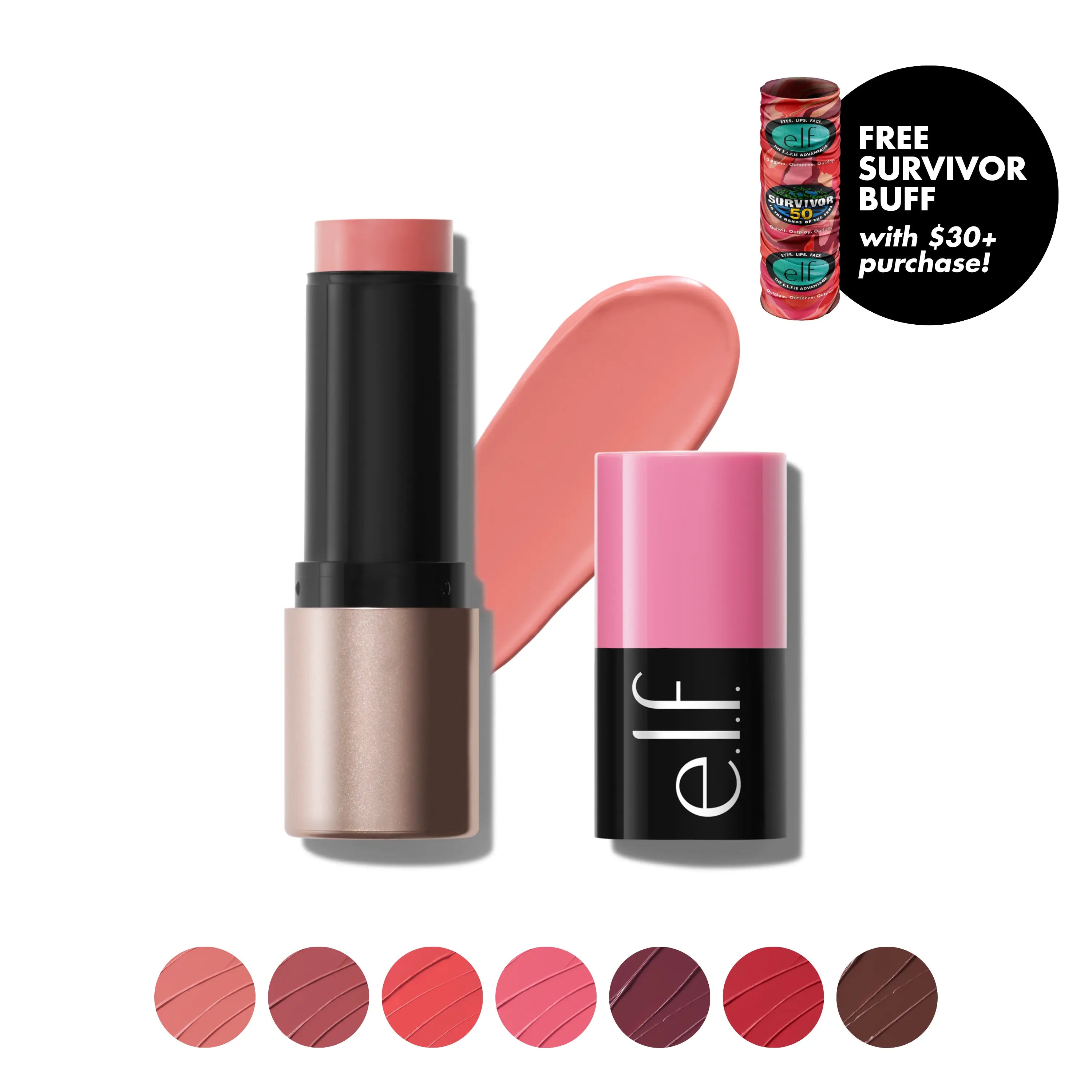 E.L.F. Soft Glam Cream Blush, Makeup Cosmetic for Natural Flush Finish