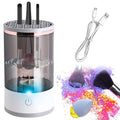 Revolutionary Electric Makeup Brush Cleaner & Mat - Effortless Cleaning for All Brush Sizes, Perfect Gift for Her!