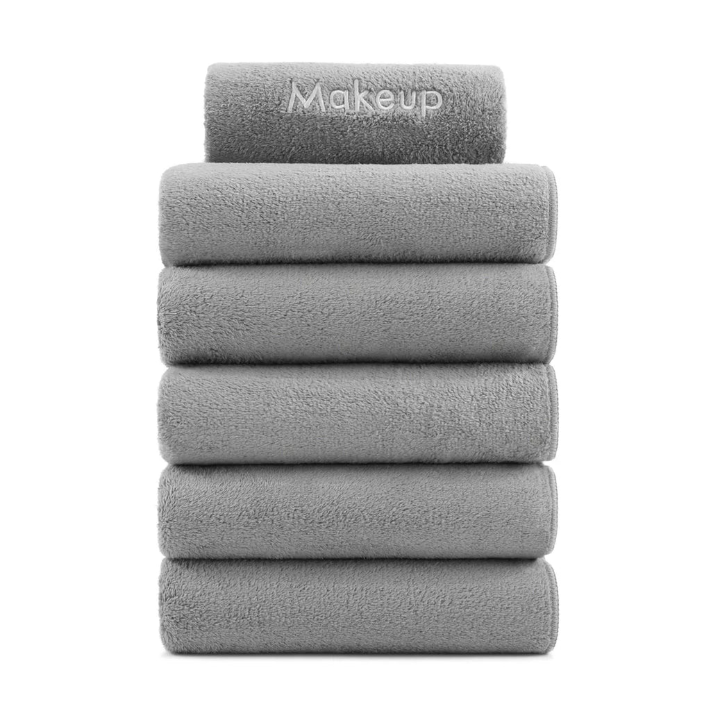 Arkwright Makeup Remover Fingertip Towels (Pack of 6) - Soft Coral Fleece Microfiber