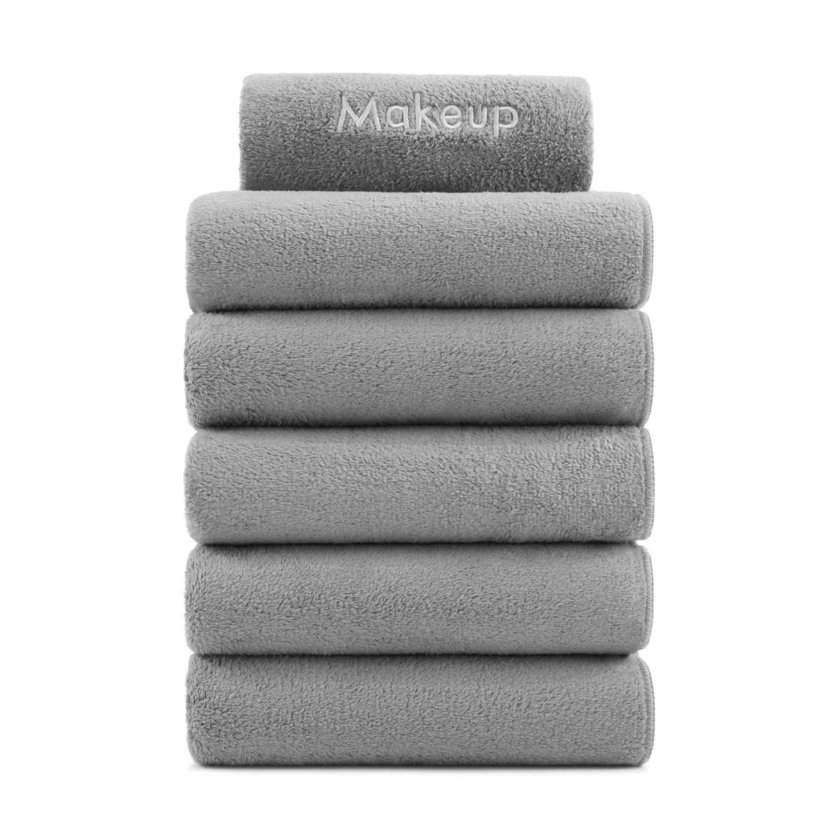Arkwright Makeup Remover Fingertip Towels (Pack of 6) - Soft Coral Fleece Microfiber