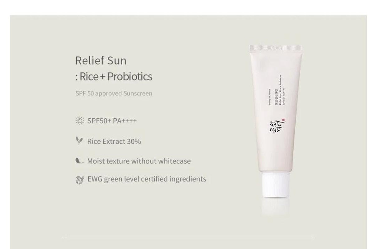 Beauty Joseon Relief Sun: Rice + Probiotics Set