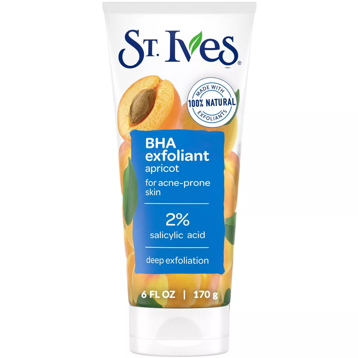 St. Ives BHA Apricot Face Exfoliant for Acne Prone Skin