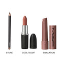 MAC Cool-Toned Nude Lip Trio – Sculpt, Define & Plump Set