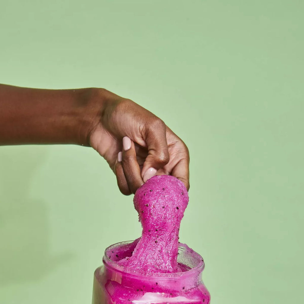 Tree Hut Dragon Fruit Shea Sugar Body Scrub - 18oz | Exfoliating, Paraben-Free, Refreshing Peach & Pineapple Scent for Normal to Dry Skin