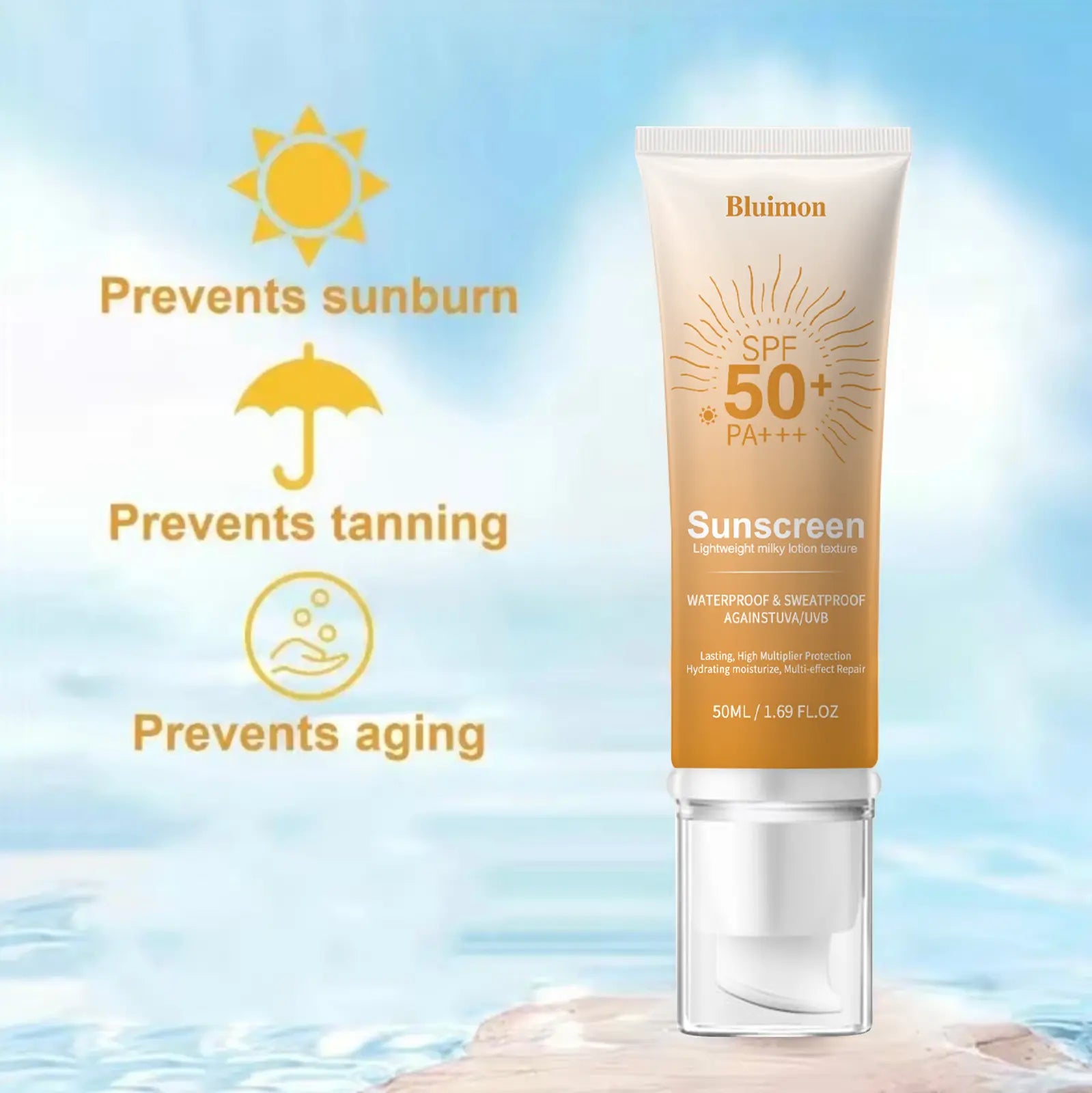 Tinted Face, to Prevent Sunburn and Tanningprotector Solar Con Color Anti-Sunburn & Moisturizing Spf 50 Guard Perfect Summer Season, Effective Anti-Aging Protection -Your Ultimate Sun Caresolution.Skincare Facial Broad Spectrum Tone-Up #Summervibes Summer