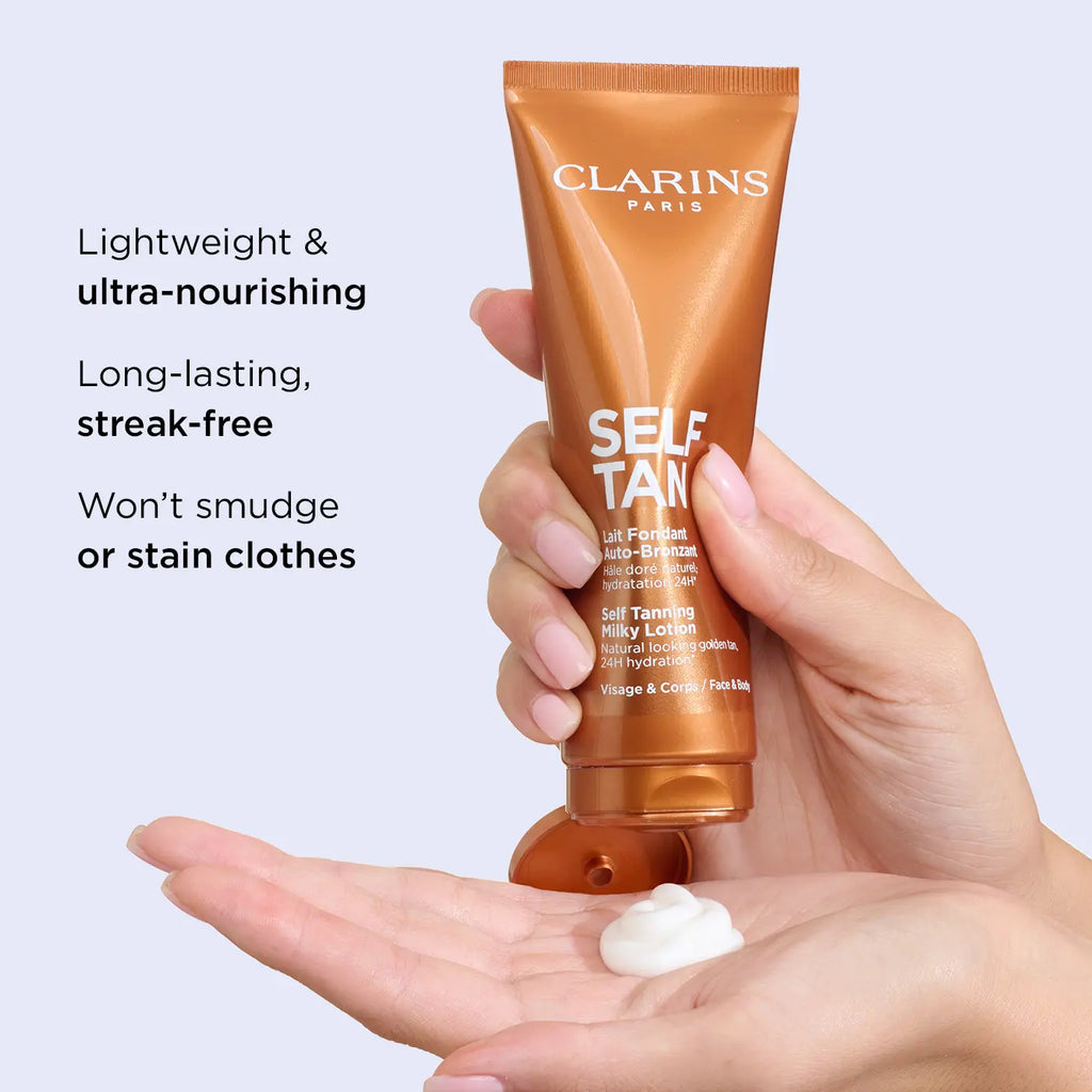 Self-Tanning Milky Lotion Face + Body Tanner