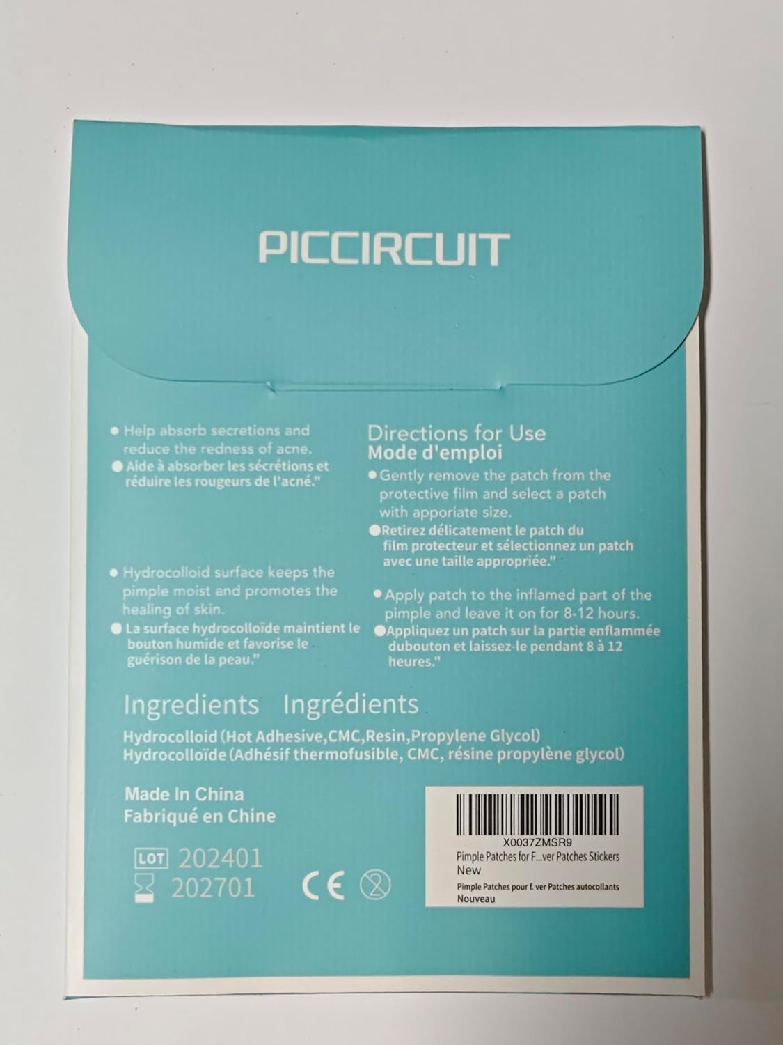 180 Hydrocolloid Pimple Patches - Invisible Acne Spot Treatment for Clearer Skin