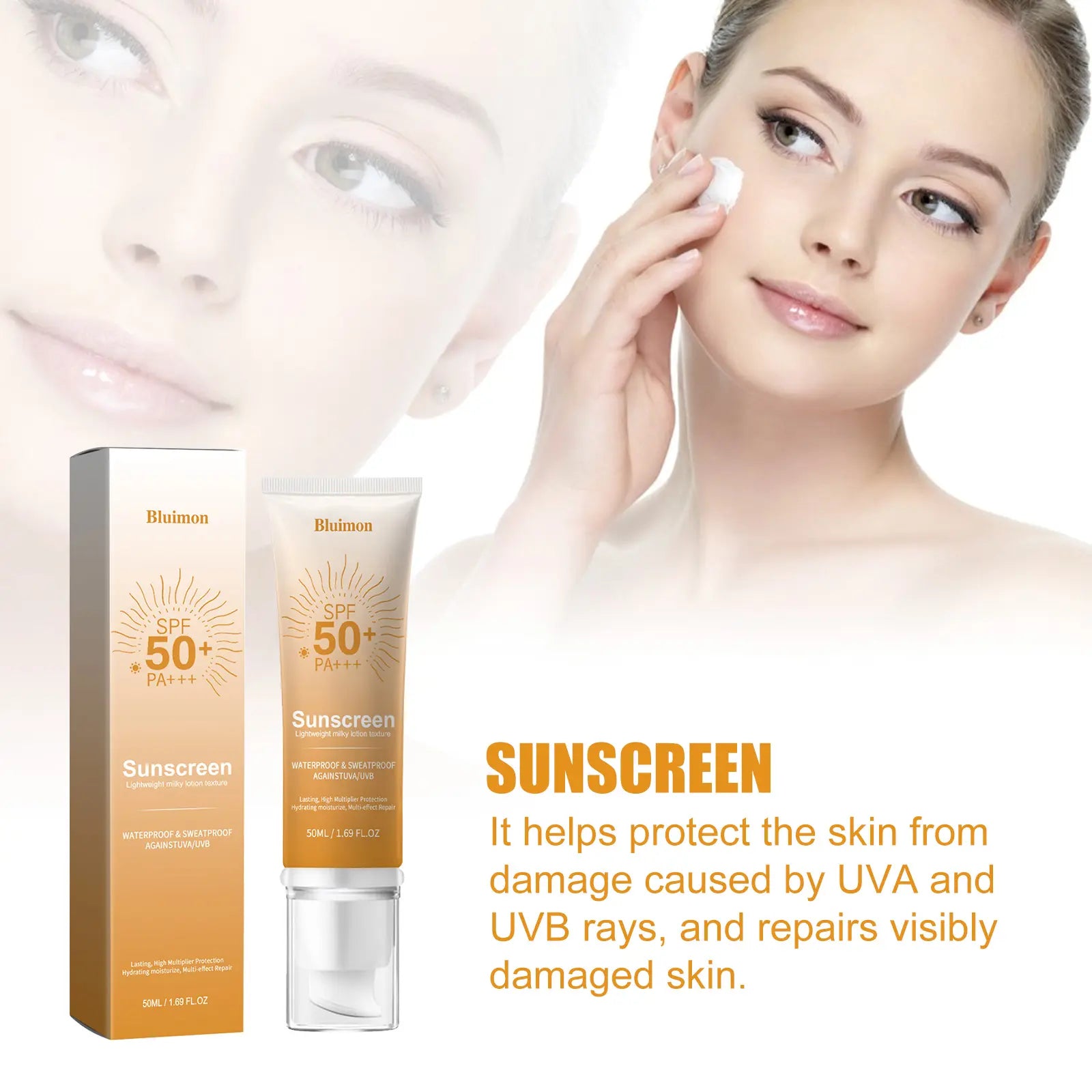 Tinted Face, to Prevent Sunburn and Tanningprotector Solar Con Color Anti-Sunburn & Moisturizing Spf 50 Guard Perfect Summer Season, Effective Anti-Aging Protection -Your Ultimate Sun Caresolution.Skincare Facial Broad Spectrum Tone-Up #Summervibes Summer